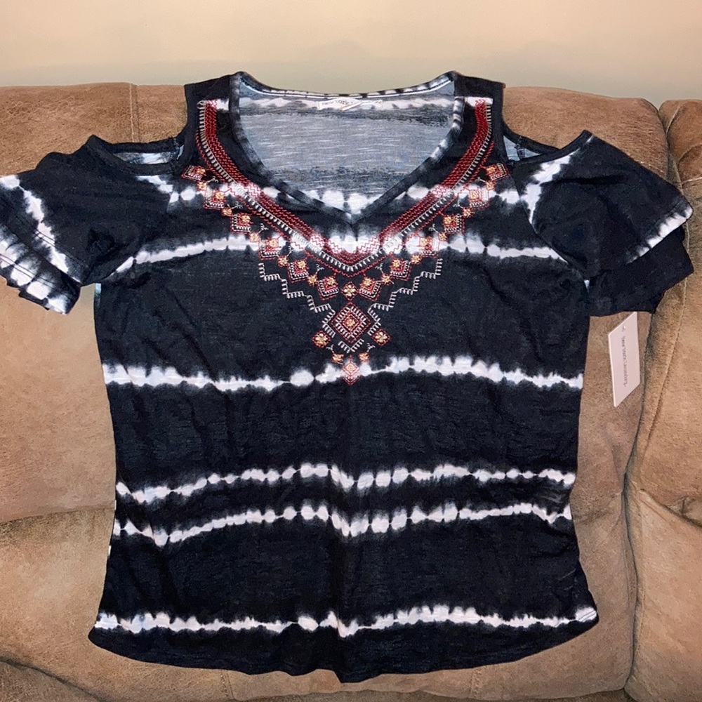 Cold shoulder blouse